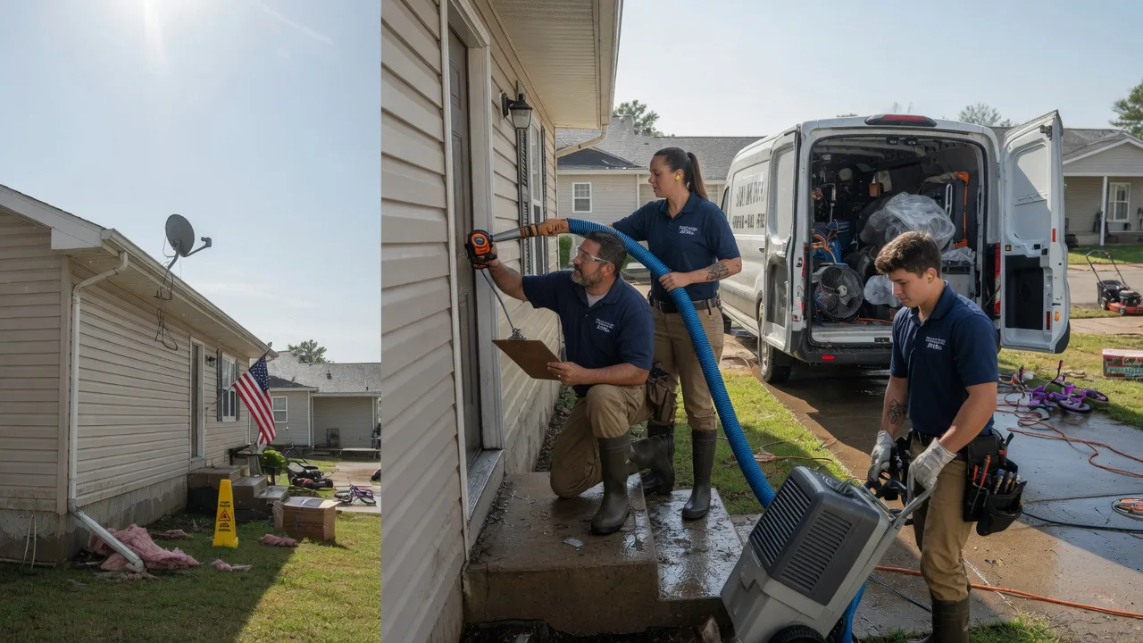 Ceiling Water Damage Restoration in Lafferty, OH near me